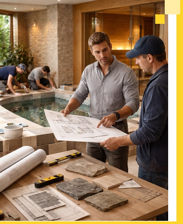 Проектирование SPA зон под ключ в Новомосковске с инженерией